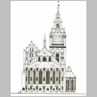 Marienkirche von Osten, Zeichnung von Joachim Stampa, heimatkreis-stargard de.jpg